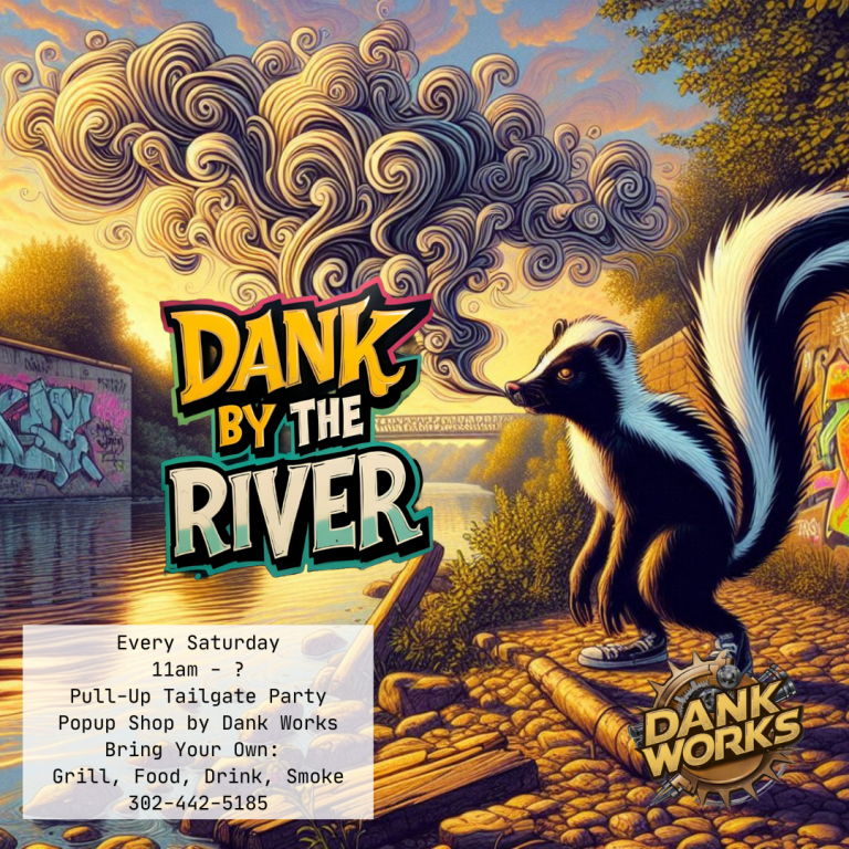 Dank By The River Cannabis Event Outdoor Popup Shop in Wilmington Delaware