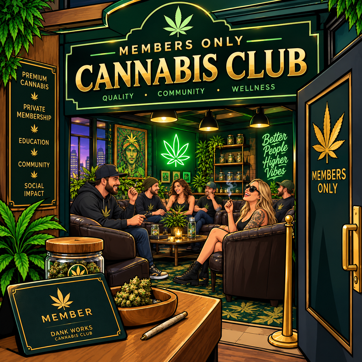 Read more about the article Why Join Dank Works Cannabis Club in Wilmington, Delaware Instead of Shopping at a Traditional Dispensary?
